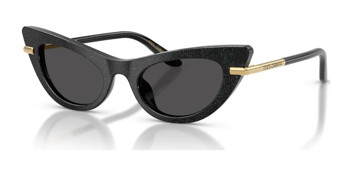 Dolce&Gabbana DX4008 Sunglasses | Size 44 / Glitter Black / Dark Grey (3N 10%) №324187