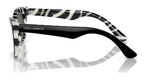 Dolce&Gabbana DX4427 Sunglasses / Size 49 / Black On Zebra / Dark Grey (3N 10%) №337287