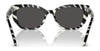Dolce&Gabbana DX4427 Sunglasses | Size 49 / Black On Zebra / Dark Grey (3N 10%) №337287