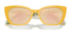 Dolce&Gabbana DX4427 Sunglasses | Size 49 / Black On Zebra / Dark Grey (3N 10%) №337287
