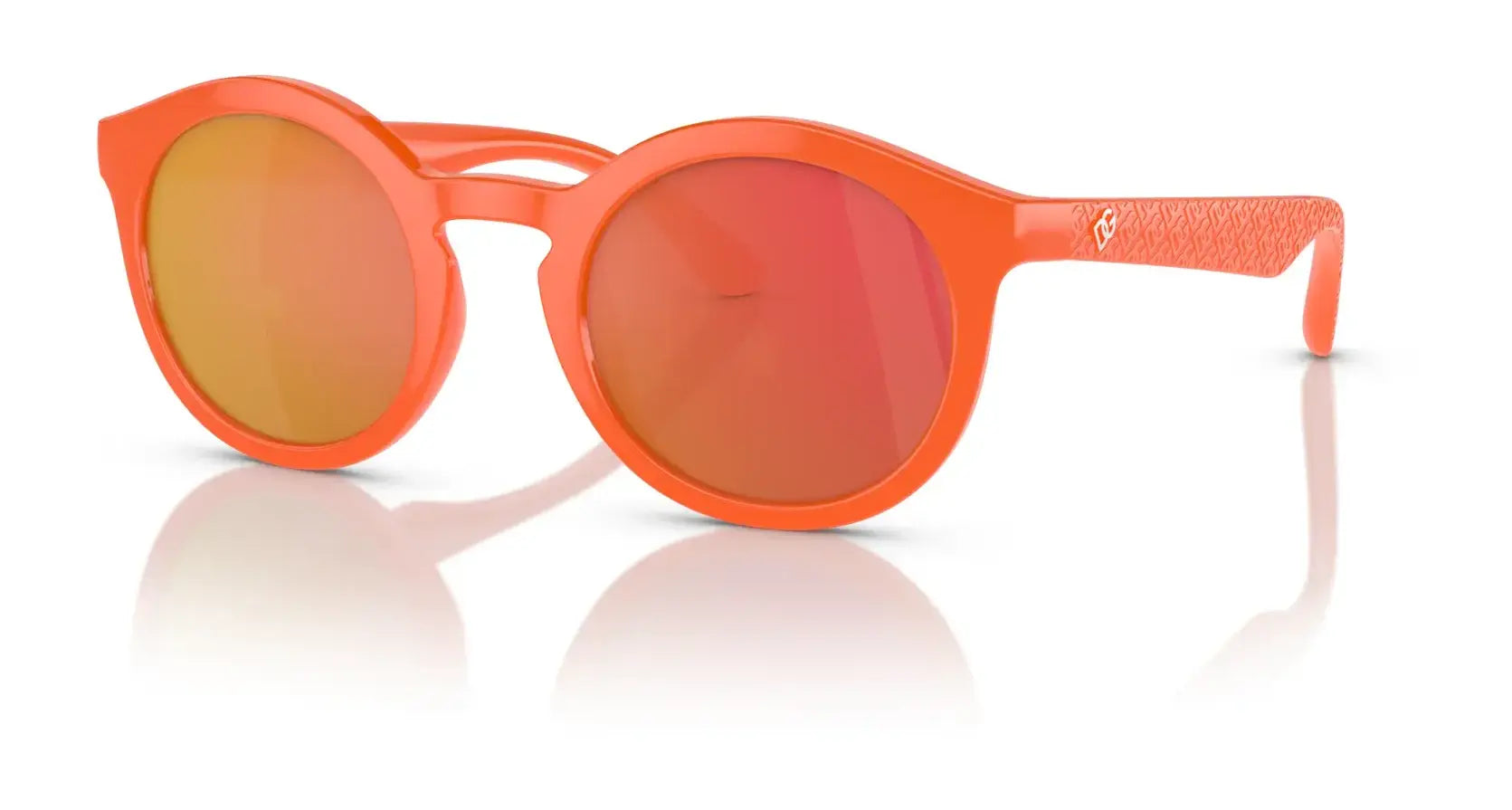 Dolce&Gabbana DX6002 Sunglasses Orange / Dark Violet Mirror Red
