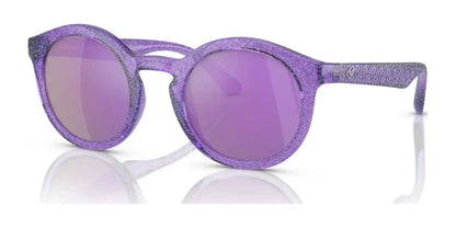 Dolce&Gabbana DX6002 Sunglasses Violet Glitter / Grey Mirror Violet