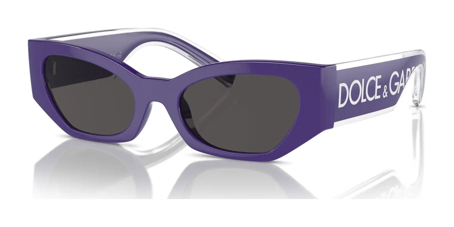 Dolce&Gabbana DX6003 Sunglasses Purple / Dark Grey