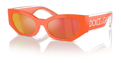 Dolce&Gabbana DX6003 Sunglasses Orange / Dark Violet Mirror Red