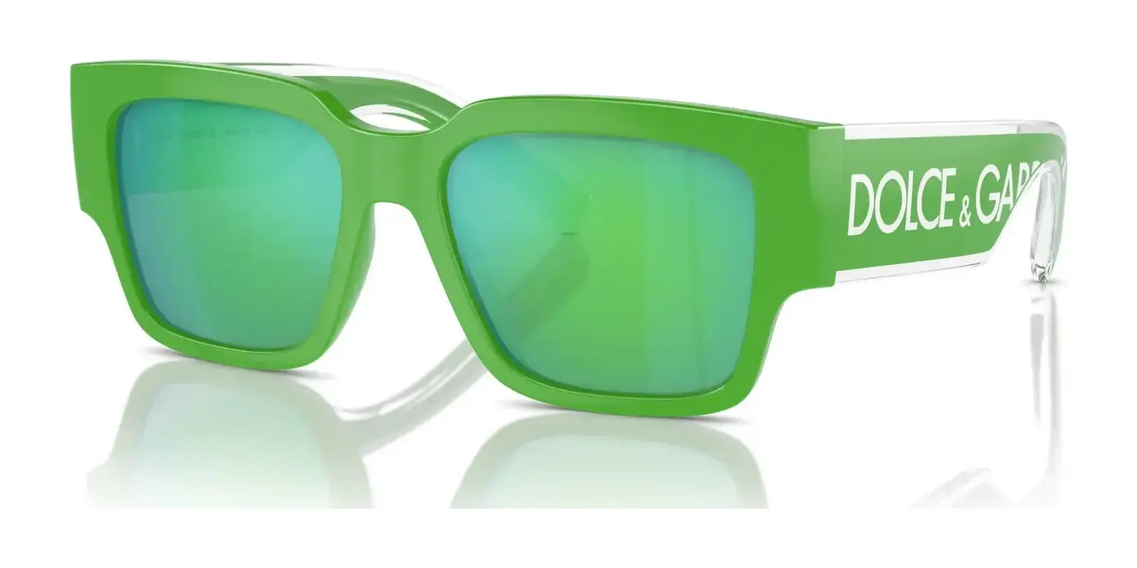 Dolce&Gabbana DX6004 Sunglasses Green / Green Mirror Green