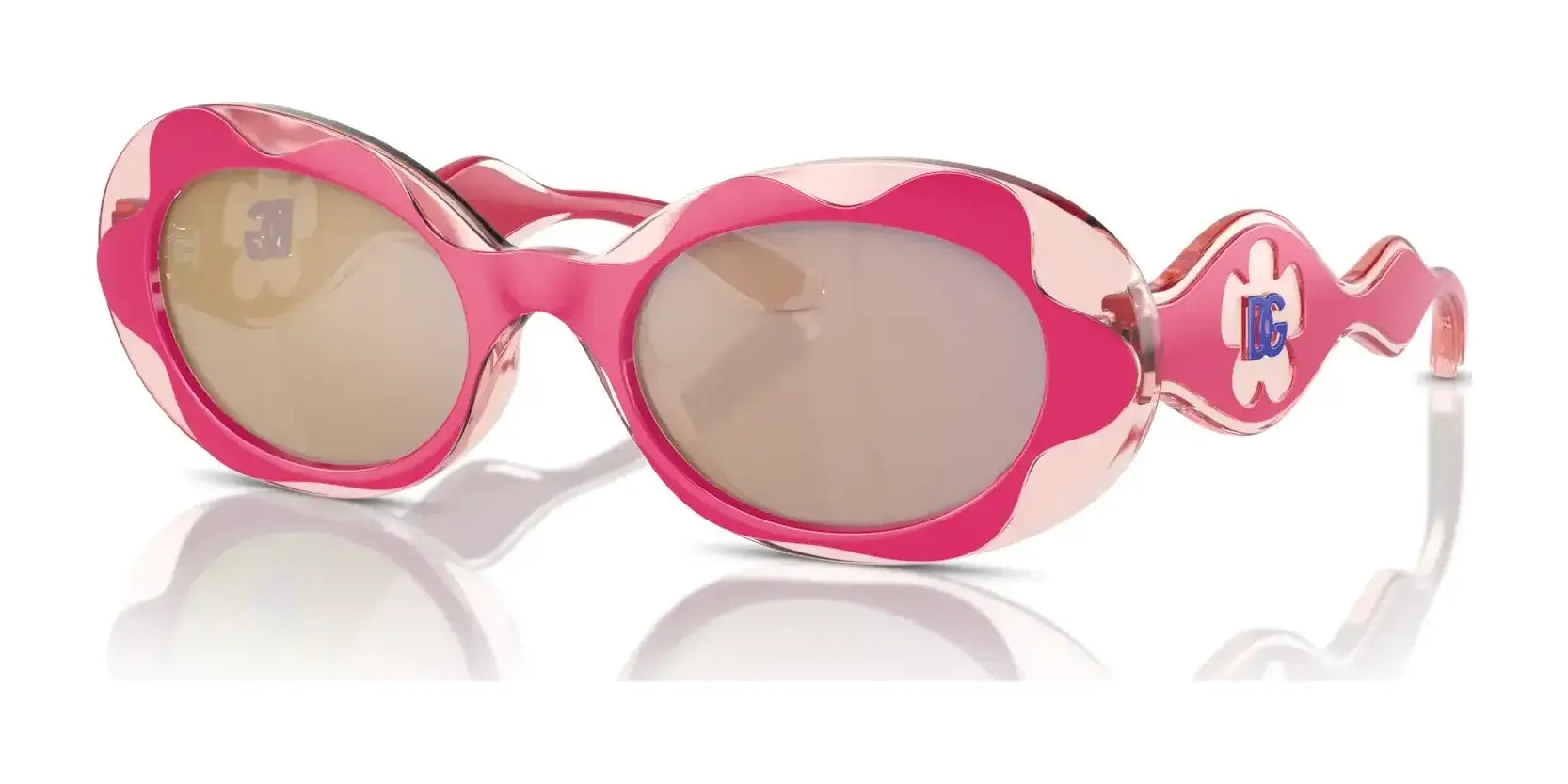 Dolce&Gabbana DX6005 Sunglasses Pink / Pink Mirror Rose Gold