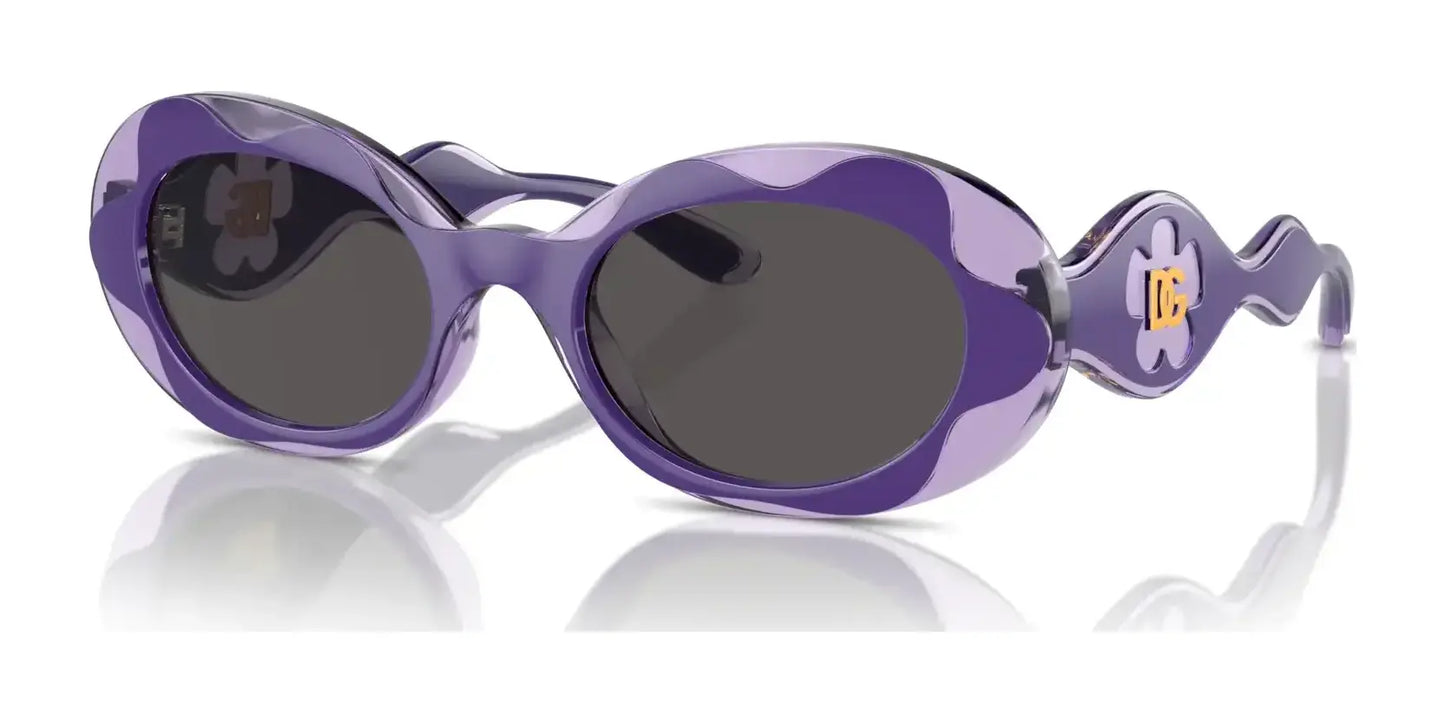 Dolce&Gabbana DX6005 Sunglasses Purple / Dark Grey