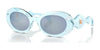 Dolce&Gabbana DX6005 Sunglasses | Size 49 / Azure / Dark Violet Mirror Silver (2N 20.5%) №33451U