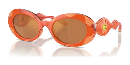 Dolce&Gabbana DX6005 Sunglasses Orange / Orange Gold Mirror