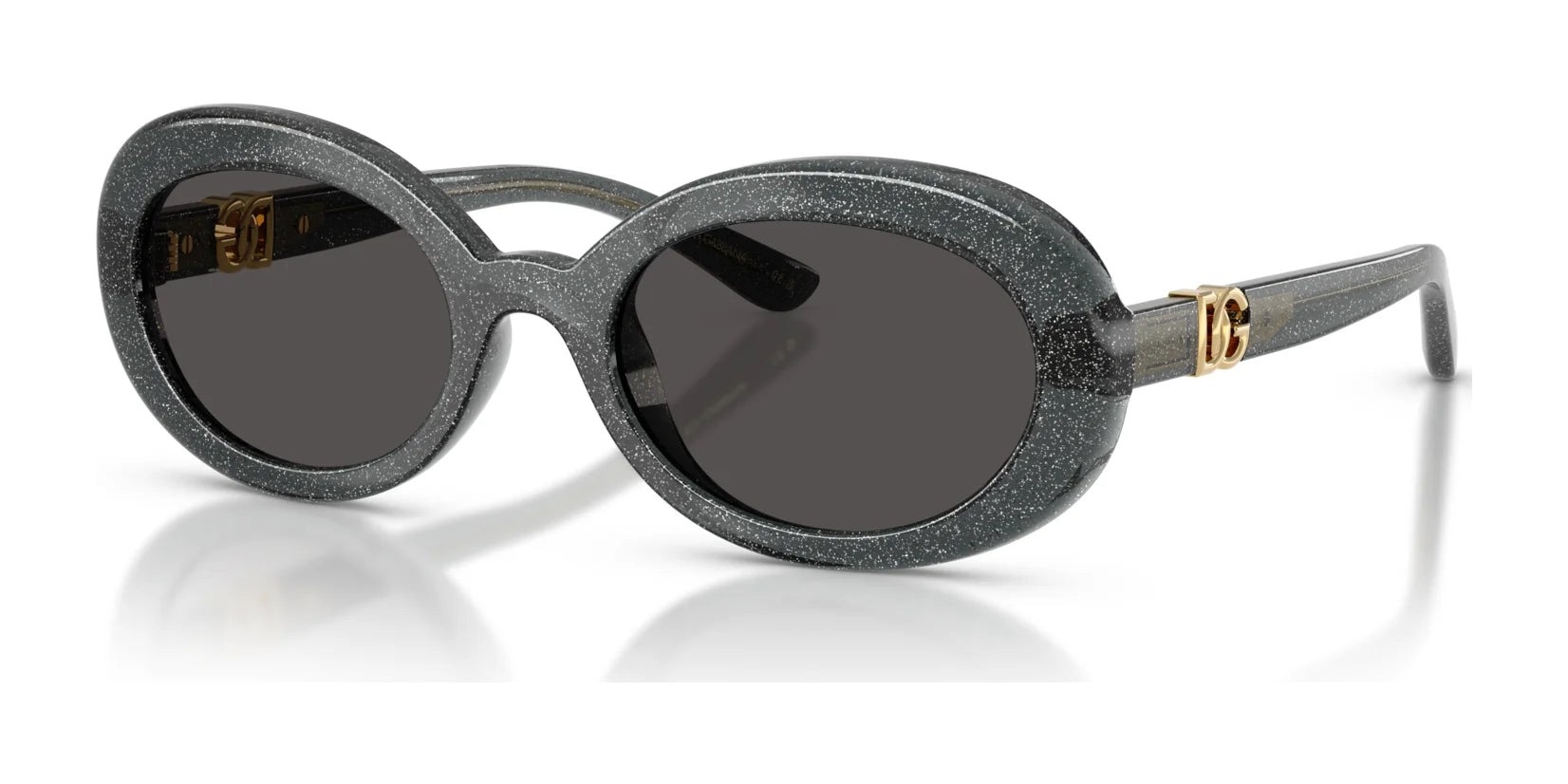 Dolce&Gabbana DX6007U Sunglasses Glitter Black / Dark Grey