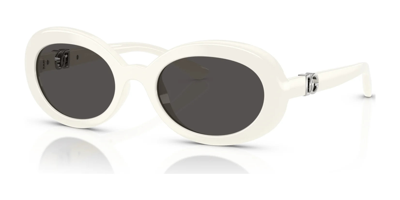 Dolce&Gabbana DX6007U Sunglasses White / Dark Grey