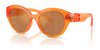 Dolce&Gabbana DX6010 Sunglasses | Size 47 / Transparent Orange / Orange Gold Mirror (2N 20.5%) №33887J
