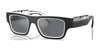 Dolce&Gabbana DX6011 Sunglasses | Size 47 / Black/White / Light Grey Mirror Black (3N 12%) №34576G