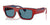 Dolce&Gabbana DX6011 Sunglasses | Size 47 / Red/Blue