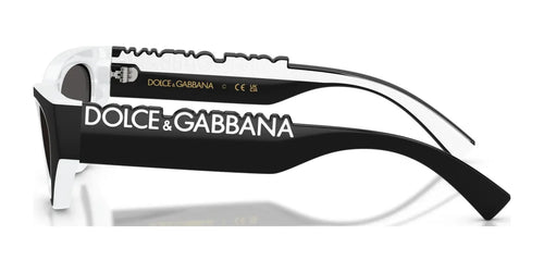 Dolce&Gabbana DX6012 Sunglasses / Size 47 / Black/White / Dark Grey (3N 9.9%) №345787
