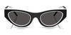 Dolce&Gabbana DX6012 Sunglasses | Size 47 / Black/White / Dark Grey (3N 9.9%) №345787
