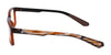 Dragon DR2049ATH Eyeglasses | Size 55 / Brown/Apricot Resin