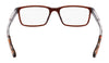 Dragon DR2049ATH Eyeglasses | Size 55 / Brown/Apricot Resin