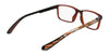 Dragon DR2049ATH Eyeglasses | Size 55 / Brown/Apricot Resin