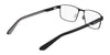 Dragon DR5017 Eyeglasses | Size 55 / Satin Black/Black/Grey