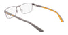 Dragon DR5017 Eyeglasses | Size 55 / Satin Black/Black/Grey