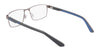 Dragon DR5017 Eyeglasses | Size 55 / Satin Black/Black/Grey