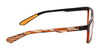 Dragon DR2053ATH Eyeglasses | Size 56 / Brown Crystal/Apricot Resin