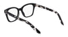 Dragon DR2054 Eyeglasses | Size 51 / Black/Black Crystal Tort