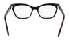 Dragon DR2055 Eyeglasses | Size 53 / Black Crystal Tort/Black