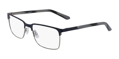 Dragon DR2015 Eyeglasses Matte Navy / Slate Wood