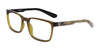 Dragon DR2037 Eyeglasses | Size 56 / Shiny Olive Crystal Rob Resin