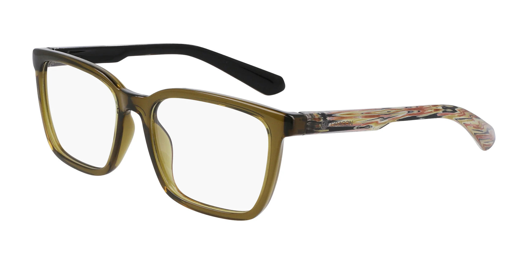 Dragon DR2046ATH Eyeglasses Olive Crystal / Olive Resin