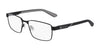 Dragon DR5017 Eyeglasses | Size 55 / Satin Black/Black/Grey