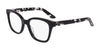 Dragon DR2054 Eyeglasses | Size 51 / Black/Black Crystal Tort