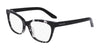 Dragon DR2055 Eyeglasses | Size 53 / Black Crystal Tort/Black