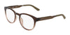 Dragon DR9018 Eyeglasses | Size 51 / Olive Birch Gradient