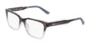 Dragon DR9017 Eyeglasses | Size 53 / Slate Horn Gradient