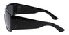 Dragon ROCKER Sunglasses | Size 57 / Shiny Black/Lumalens Smoke