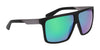 Dragon ULTRA Sunglasses | Size 63 / Matte Black Lumalens Green Ion Polar