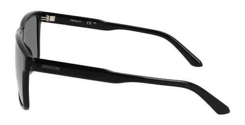 Dragon MERIDIEN UPCYCLED Sunglasses / Size 57 / Black/Lumalens Smoke Polar