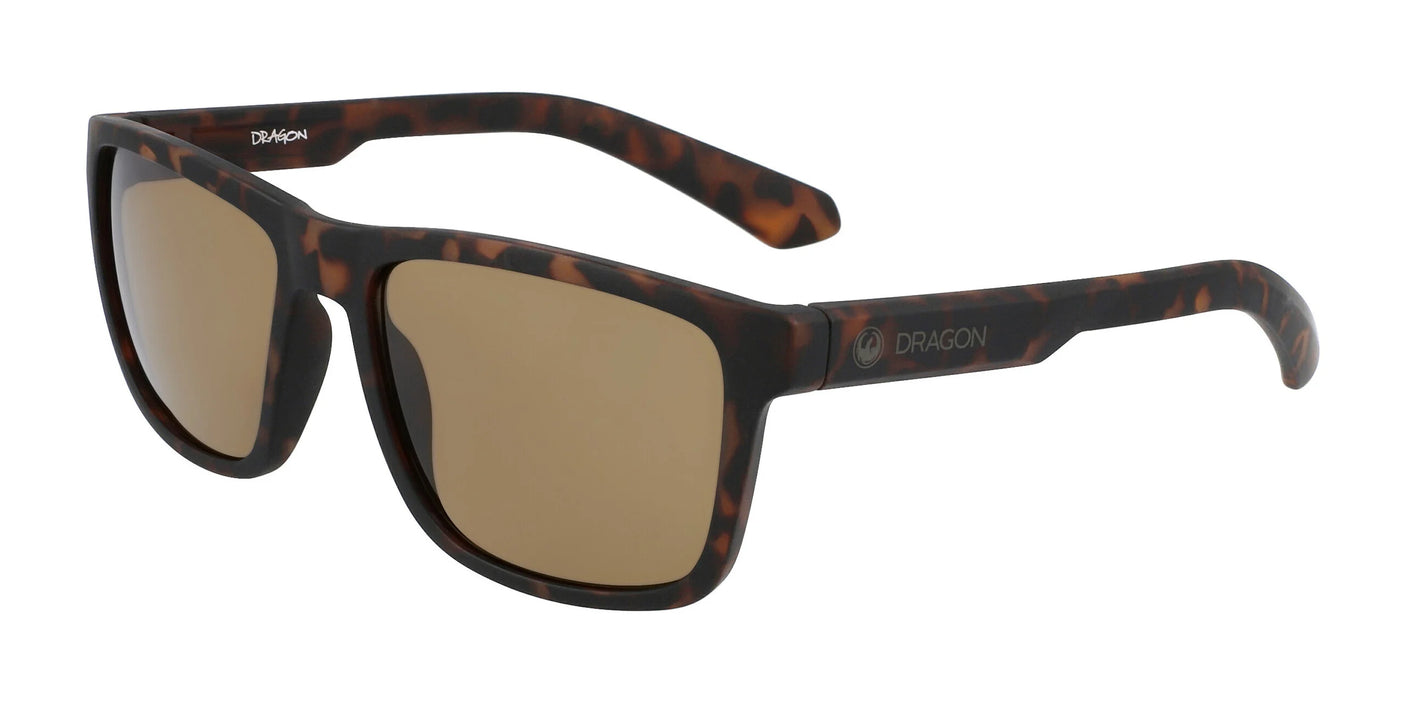 Dragon REED Sunglasses Matte Tortoise / Lumalens Brown