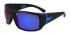 Dragon VANTAGE Sunglasses | Size 63 / H2o Matte Blk/Lumalens Blu Ion P