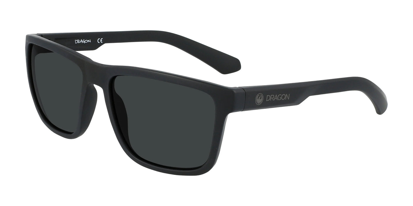 Dragon REED Sunglasses Matte Black / Lumalens Smoke