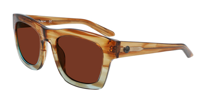 Dragon WAVERLY Sunglasses | Size 53 / Brown Teal Gradient / Lumalens Rose Co