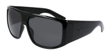 Dragon FIN CLARK LITTLE Sunglasses Shiny Black / Lumalens Smoke