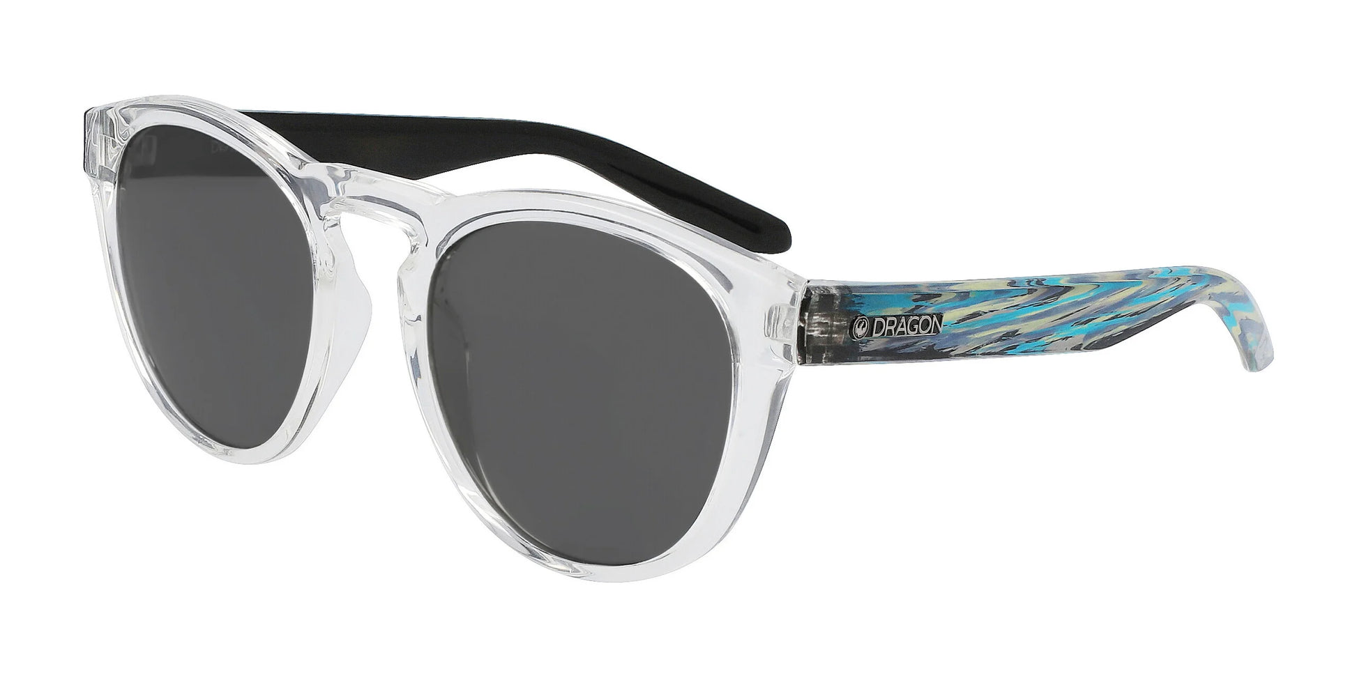 Dragon OPUS B4BC Sunglasses Crystal / Aqua Rob Resin / Lumalens Smk