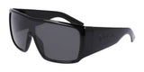 Dragon ROCKER Sunglasses Shiny Black / Lumalens Smoke