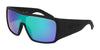 Dragon ROCKER Sunglasses | Size 57 / Matte Black Lumalens Green Ion Polar