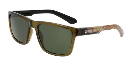 Dragon REED Sunglasses Shiny Olive / Olive Rob Resin