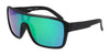 Dragon THE REMIX Sunglasses | Size 60 / Matte Black Lumalens Green Ion Polar